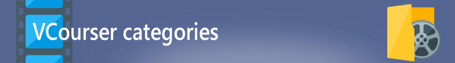 Course and play list categories